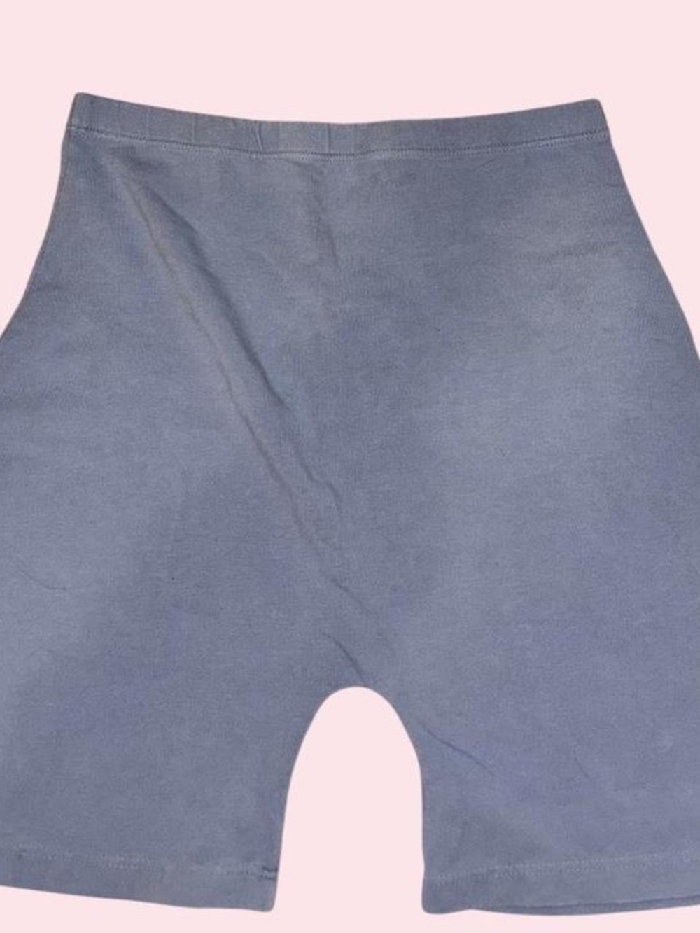 blue Grey cotton biker shorts #bikershorts tag cut but brand is brandy melville